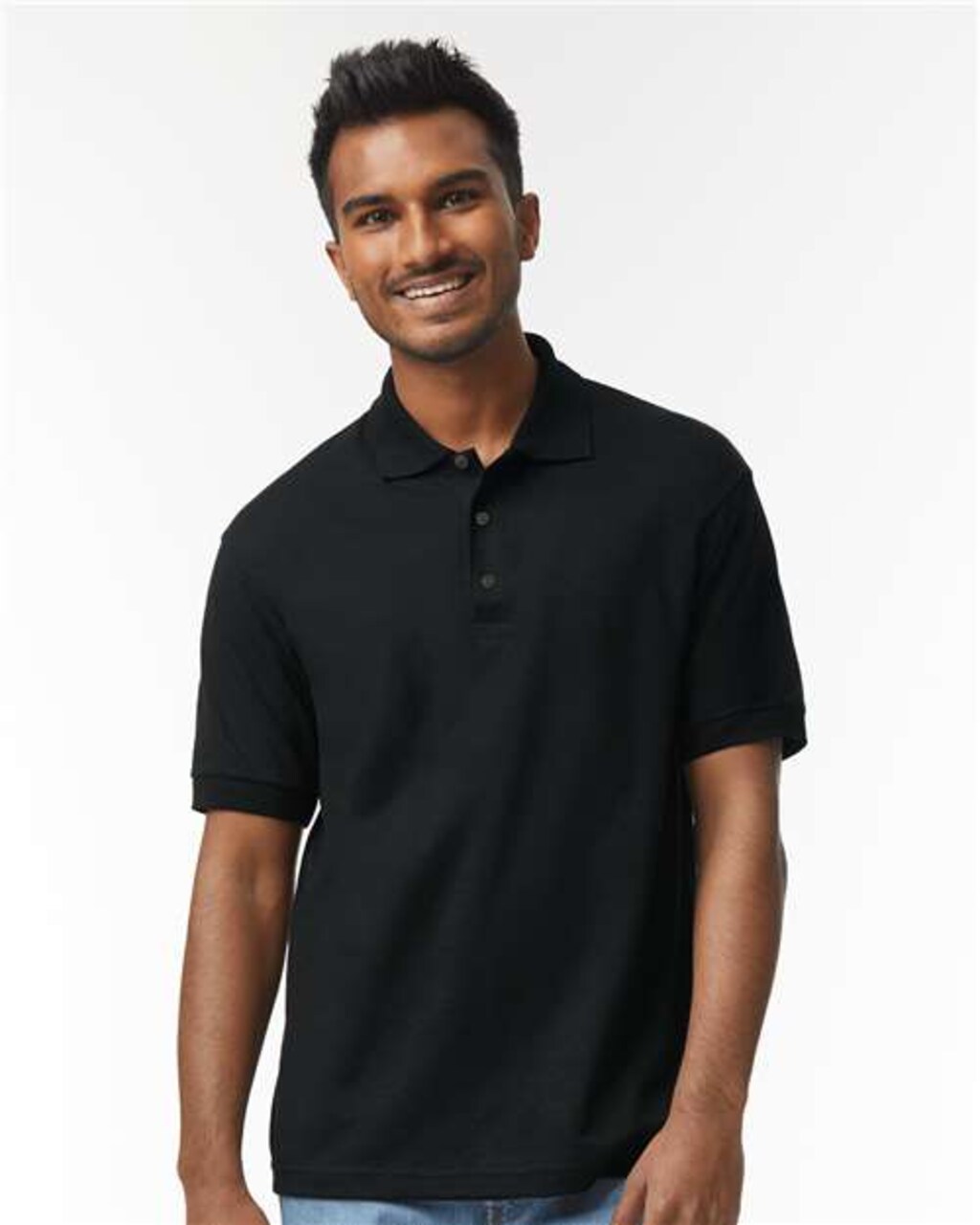 Gildan DryBlend Jersey Polo Short Sleeve T-Shirt for Workwear, Casual Style & Everyday Comfort